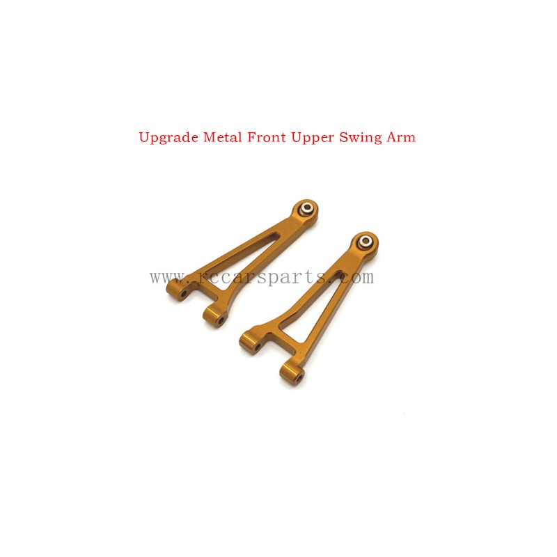 RC Car MJX Hyper Go 14209 Parts Metal Upgrade Front Upper Swing Arm Gold