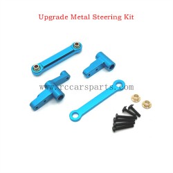 RC Car MJX 14209 4WD High-speed Upgrade Metal Steering Kit Blue