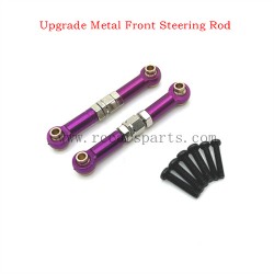 MJX 14209 4WD Off-Road Upgrade Metal Front Steering Rod Purple