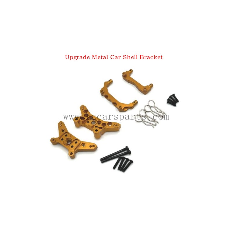 RC Car MJX 142090 Hyper Go Parts Upgrade Metal Car Shell Bracket Gold