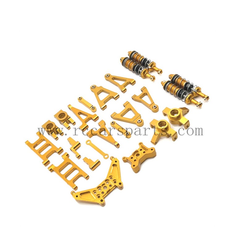 MJX Hyper Go 14301 Off-Road Upgrade Metal Kit Parts-Gold