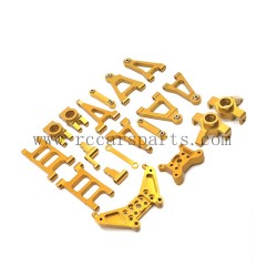 MJX Hyper Go 14301 Off-Road Upgrade Metal Kit Parts-Gold