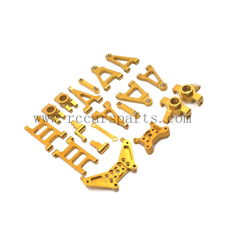 MJX Hyper Go 14301 Off-Road Upgrade Metal Kit Parts-Gold