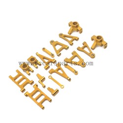 MJX Hyper Go 14301 Off-Road Upgrade Metal Kit Parts-Gold