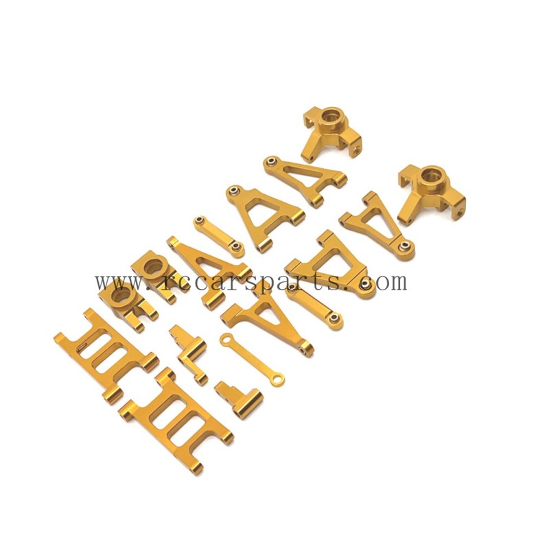 MJX Hyper Go 14301 Off-Road Upgrade Metal Kit Parts-Gold