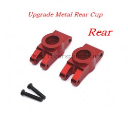 RC Car MJX 14301 Hyper Go Parts Upgrade Metal Rear Cup-Red