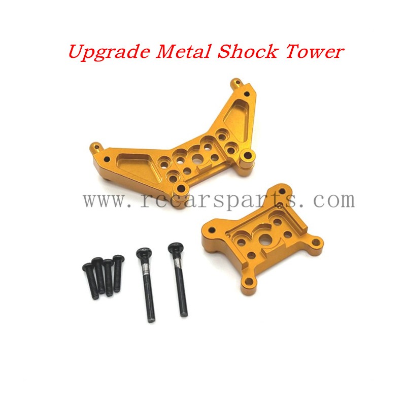 MJX Hyper Go 14301 Parts Upgrade Metal Shock Tower-Gold