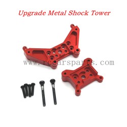 RC Car MJX 14301 Hyper Go Parts Upgrade Metal Shock Tower-Red