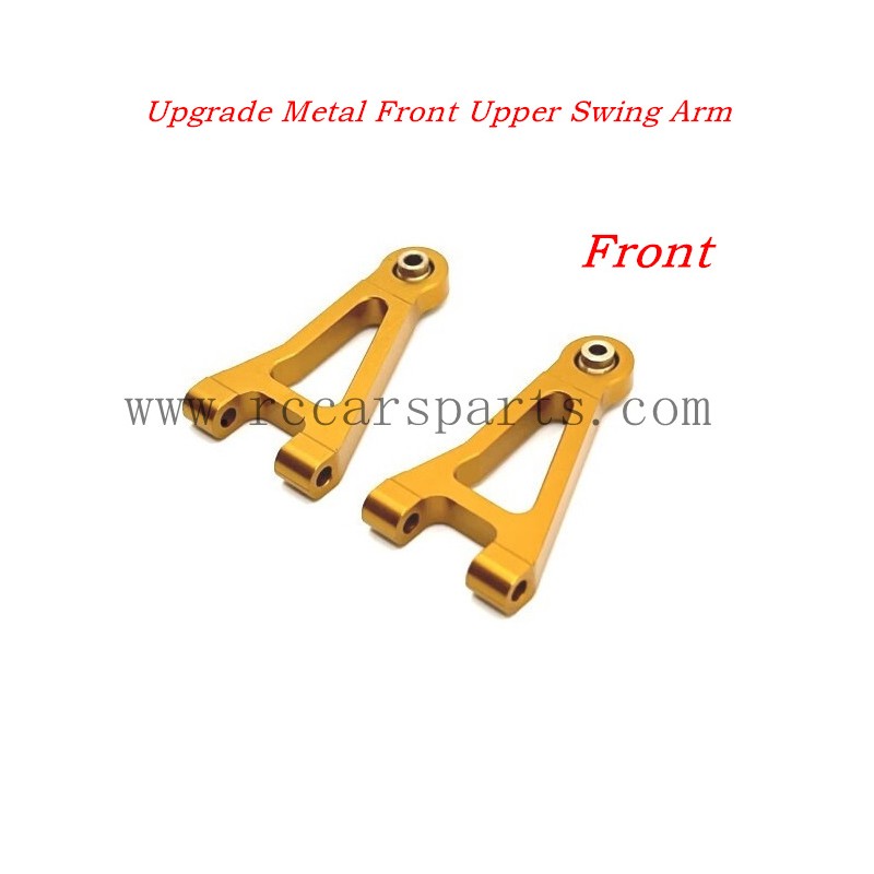 MJX Hyper Go 14301 1/14 Parts Upgrade Metal Front Upper Swing Arm-Gold