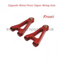 RC Car MJX 14301 Hyper Go Parts Upgrade Metal Front Upper Swing Arm-Red