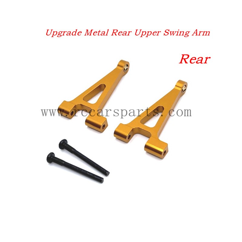 MJX Hyper Go 14301 1/14 Parts Upgrade Metal Rear Upper Swing Arm-Gold