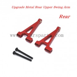 RC Car MJX  Hyper Go 14301 Parts Upgrade Metal Rear Upper Swing Arm-Red