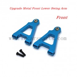 RC Car Parts Hyper Go 14301 Upgrade Metal Front Lower Swing Arm-Blue