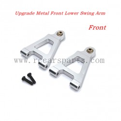 Off-Road RC Car MJX 14301 Parts Upgrade Metal Front Lower Swing Arm-Silver