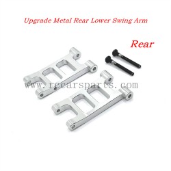 Off-Road RC Car MJX 14301 Parts Upgrade Metal Rear Lower Swing Arm-Silver