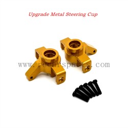 Upgrade Metal Steering Cup For 1/14 MJX Hyper Go 14301 Parts-Gold