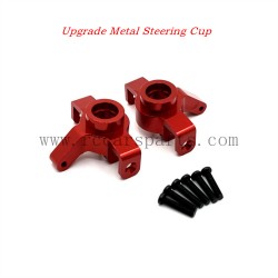 RC Car MJX Hyper Go 14301 Parts Upgrade Metal Steering Cup-Red