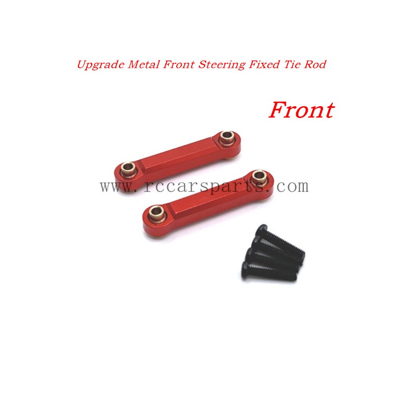 RC Car MJX 14303 Hyper Go Parts Upgrade Metal Front steering rod-Red