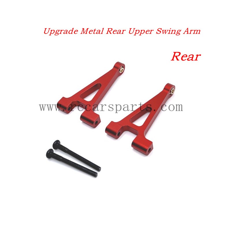 RC Car MJX Hyper Go 14303 Parts Upgrade Metal Rear Upper Swing Arm-Red