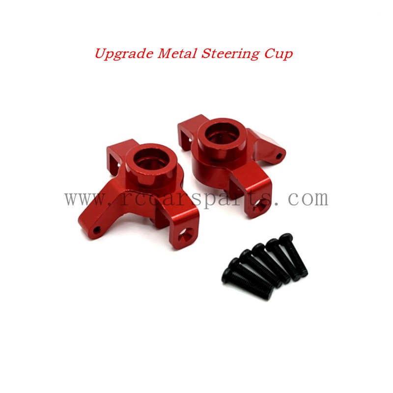 RC Car MJX Hyper Go 14303 Parts Upgrade Metal Steering Cup-Red