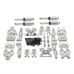 SCY 16101/16101 PRO Upgrade Metal Kit+Metal Shock Parts-Silver