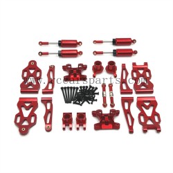 Upgrade Metal Kit+Metal Shock Red For SCY 16101/16101 PRO RC Car