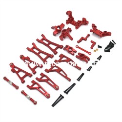 RC Car MJX Hyper Go 16207 Upgrade Metal Kit-Red