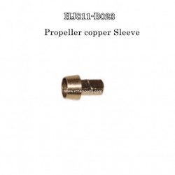 HXJRC HXJ811 PRO RC Boat Parts Propeller copper Sleeve HJ811-B023