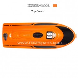 HXJ812 PRO RC Boat Parts Top Cover Orange HJ812-B001