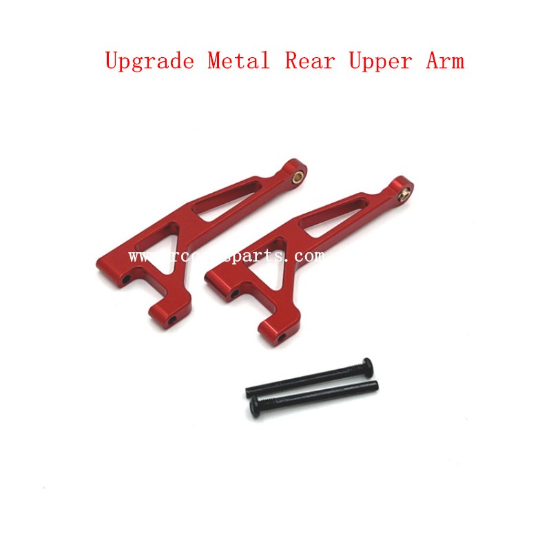 RC Car MJX 16207 hyper Go 1/16 Parts Upgrade Metal Rear Upper Arm-Red