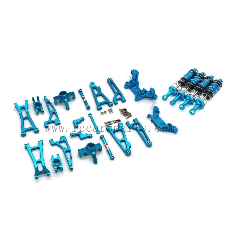 MJX 16207 hyper Go 1/16 RC Car Parts Upgrade Metal Kit-Blue