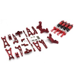 RC Car MJX 16207 hyper Go 1/16 Parts Upgrade Metal Kit-Red