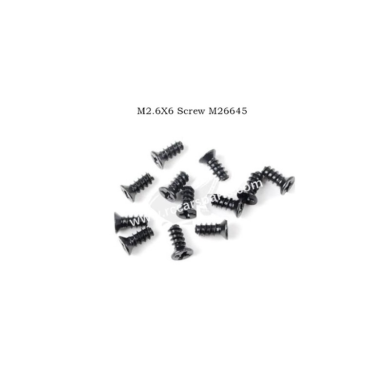 RC Car M2.6X6 Screw M26645 For MJX 16207 16208 16209 16210 H16E RC Car