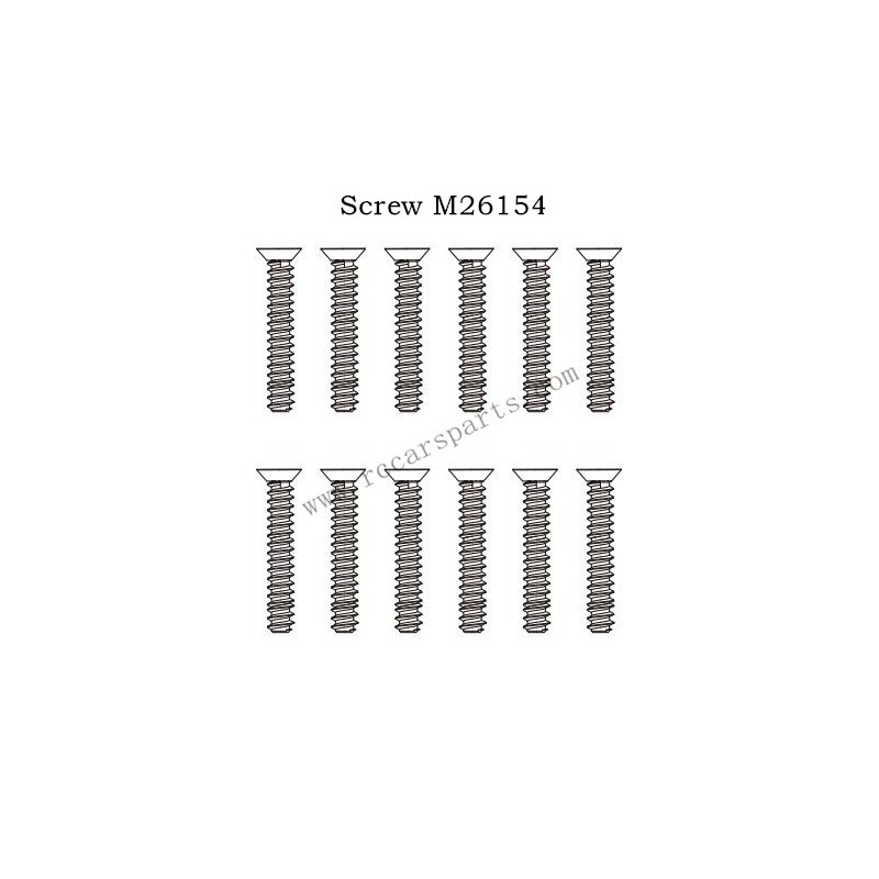 RC Car Screw M26154 For MJX 16207 16208 16209 16210 H16E RC Car