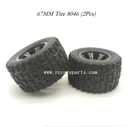 SCY 18101 Wheel Parts 67MM Tire 8046