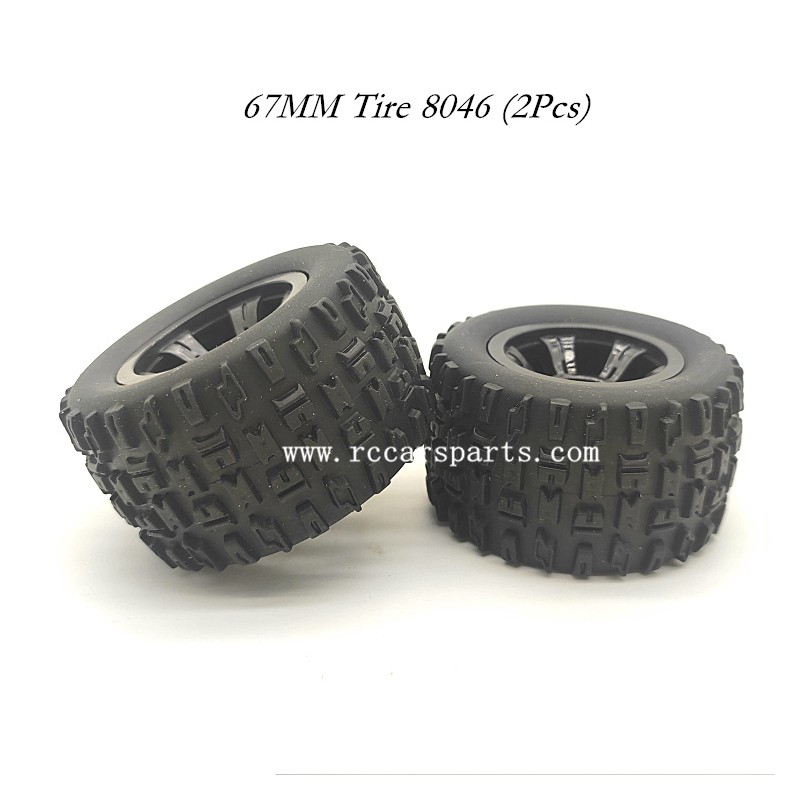 SCY 18101 Wheel Parts 67MM Tire 8046