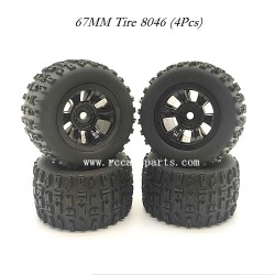 SCY 18101 Wheel Parts 67MM Tire 8046