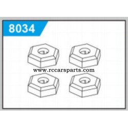 Suchiyu 18101 RC Car Spare Parts Metal Hexagonal Connector 8034