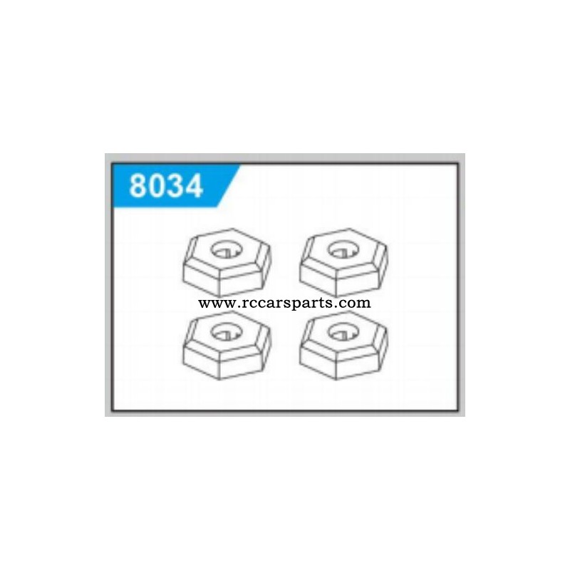 Suchiyu 18101 RC Car Spare Parts Metal Hexagonal Connector 8034