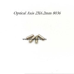 Suchiyu RC Car Parts Optical Axis 2X6.2mm 8036 For 18101 RC Car