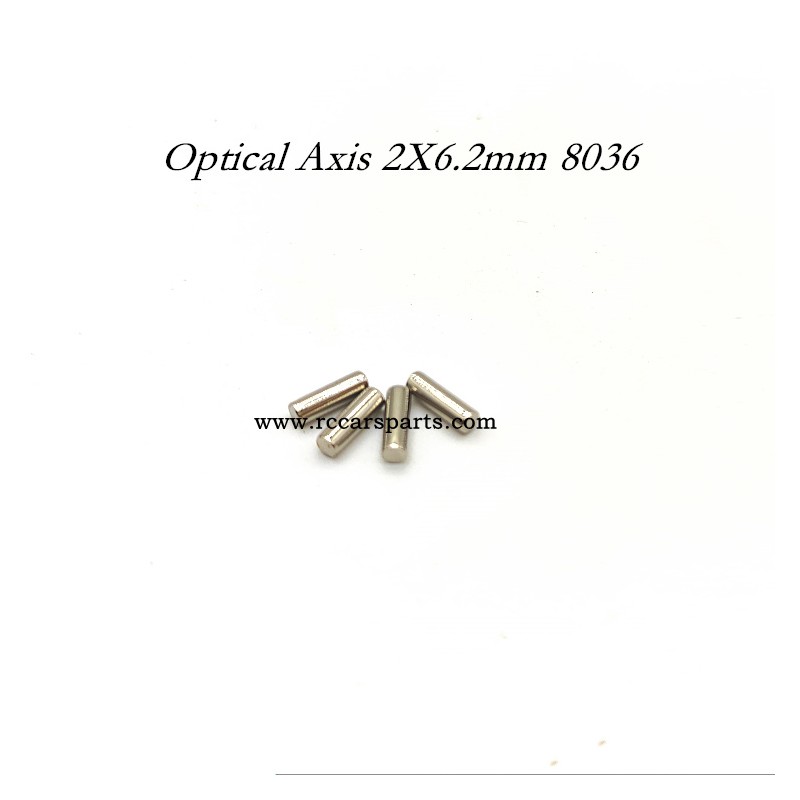 Suchiyu RC Car Parts Optical Axis 2X6.2mm 8036 For 18101 RC Car