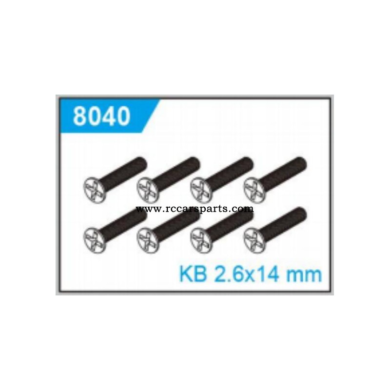 SCY 18101/18102/18108 Screw Parts 2.6X14mm Screw 8040