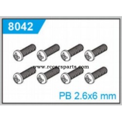 SCY 18101/18102/18108 Screw Parts 2.6X6mm Screw 8042