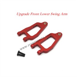 RC Car Parts Upgrade Front Lower Swing Arm For SCY 18101/18102/18108PRO-Red