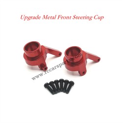 RC Car Parts Upgrade Metal Front Steering Cup For SCY 18101/18102/18108PRO-Red