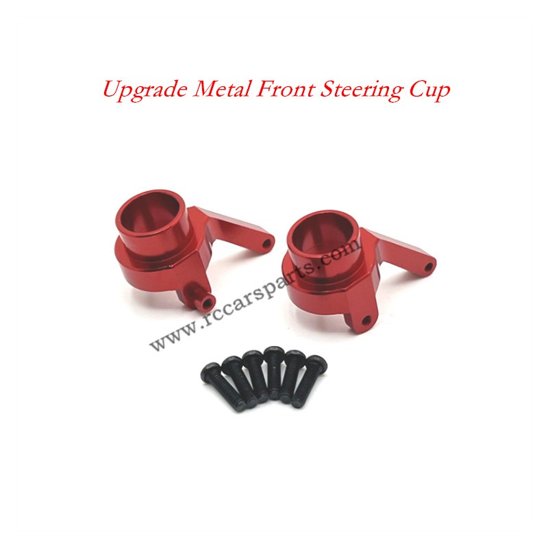 RC Car Parts Upgrade Metal Front Steering Cup For SCY 18101/18102/18108PRO-Red