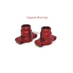 RC Car Parts Upgrade Metal Front Rear Cup For SCY 18101PRO/18102PRO18108PRO-Red