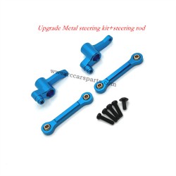 SCY 18101/18102/18108PRO Upgrade Metal steering kit+steering rod-Blue