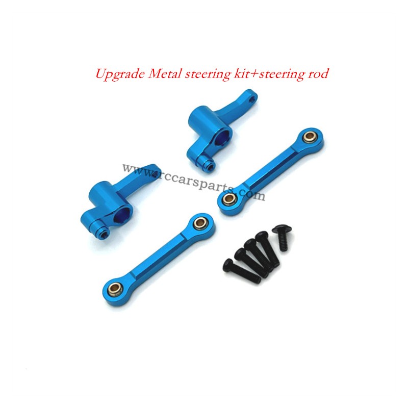 SCY 18101/18102/18108PRO Upgrade Metal steering kit+steering rod-Blue