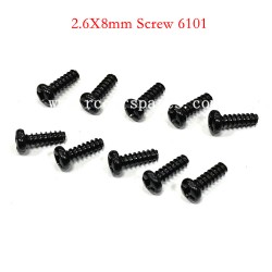 RC Car SCY 18101/18102/18108 Screw Parts 2.6X8mm Screw 6101